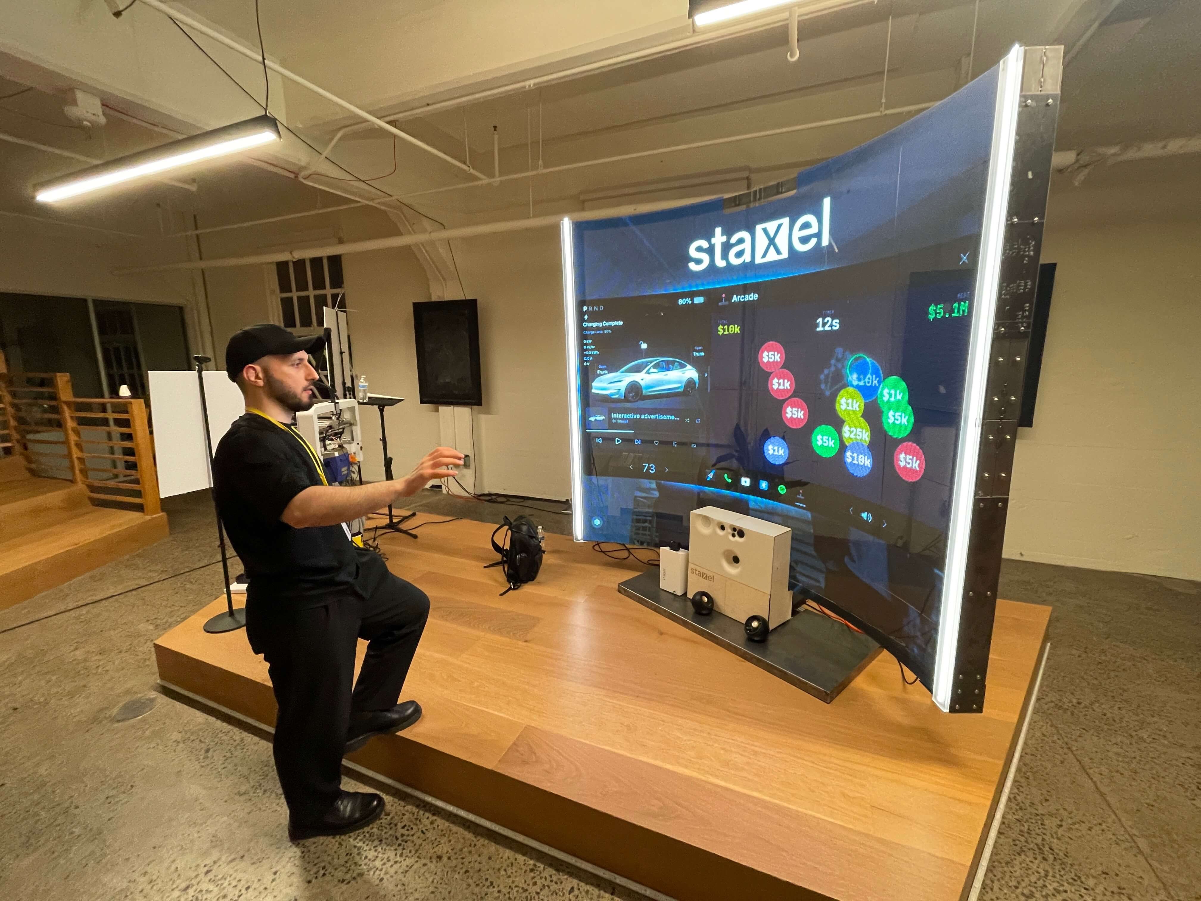 Holo-Ad Display at Founders Inc Campus, San Francisco